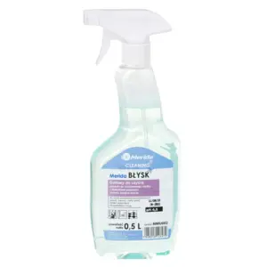 Turkusowy płyn MERIDA BŁYSK do mycia powierzchni wodoodpornych 500 ml
