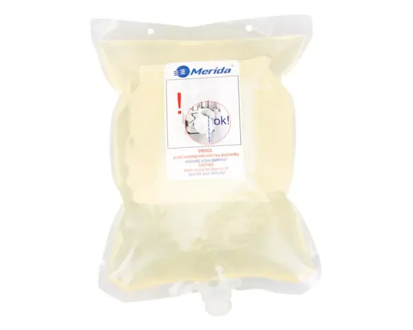 Mydło w pianie, MERIDA ECO HARMONY, wkład 1000 ml, bez zapachu, ECOLABEL Jednorazowy wkład mydła w pianie 1000 ml certyfikat EU Ecolabel