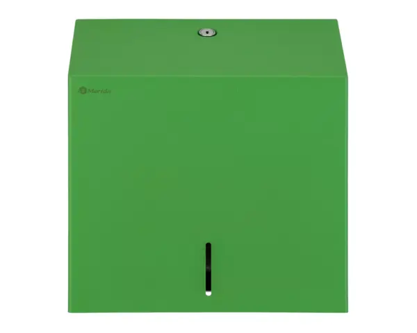 Pojemnik na ręczniki składane MERIDA STELLA GREEN LINE MAXI, zielony Pojemnik Merida Stella Green Line Maxi otwarty z widocznym okienkiem kontrolnym