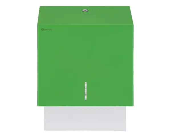 Pojemnik na ręczniki składane MERIDA STELLA GREEN LINE MAXI, zielony Pojemnik Merida Stella Green Line Maxi ze strukturalną zieloną powłoką stalową