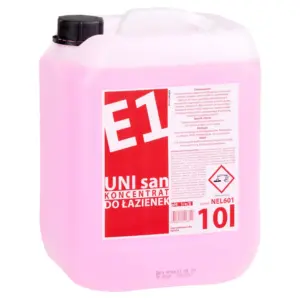 Koncentrat do mycia łazienek E1 UNI San, kanister 10 l
