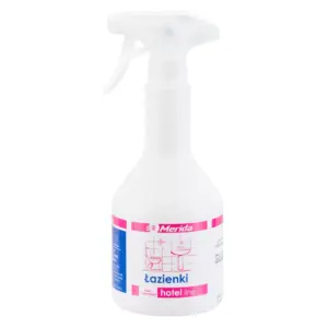Merida B&H Line – środek do mycia łazienek i urządzeń sanitarnych, 600 ml ze spryskiwaczem; usuwa kamień, osad z mydła, tłuszcz i rdzę.
