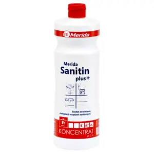 Merida Sanitin Plus NML102 – kwaśny środek do urządzeń sanitarnych, butelka 1 l.