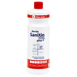 Żel do mycia sanitariatów Merida Sanitin Gel Plus butelka 1 l