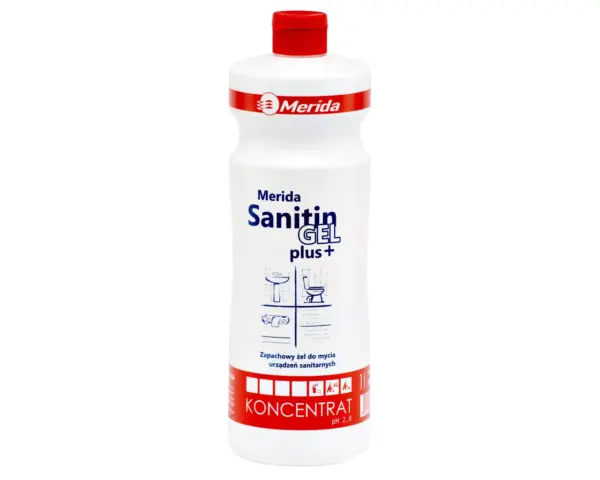 Żel do mycia sanitariatów Merida Sanitin Gel Plus butelka 1 l