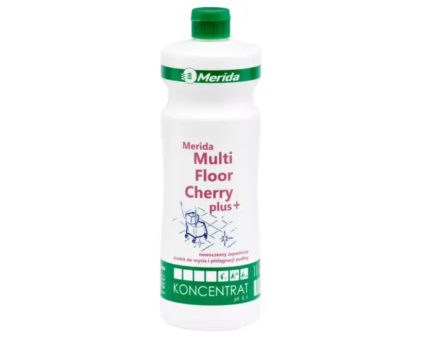 Płyn do mycia podłóg Merida Multi Floor Cherry Plus koncentrat 1l
