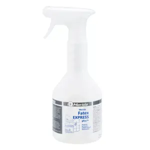 Merida FATEX Express – środek do usuwania tłustego brudu, 600 ml; spryskiwacz spieniający, bez NaOH/KOH; do kuchni i obiektów spożywczych.