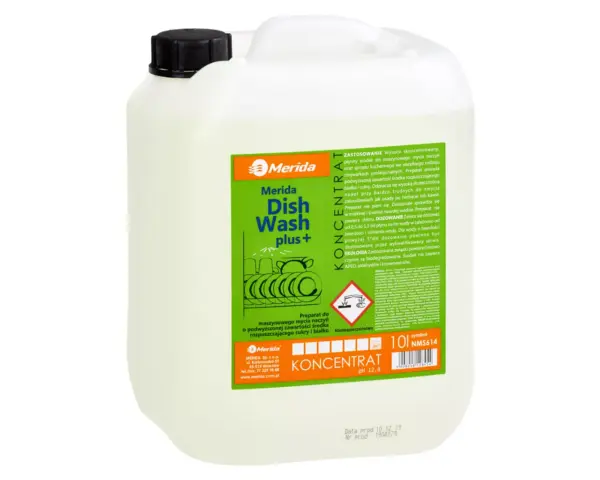 Merida Dish Wash Plus płyn do zmywarek przemysłowych kanister 10 l