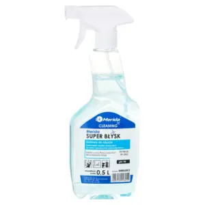 Płyn MERIDA SUPER BŁYSK 500 ml z atomizerem do mycia okien i luster bez smug