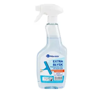 Profesjonalny płyn MERIDA EXTRA BŁYSK 500 ml do szyb i luster, efekt wysoki połysk