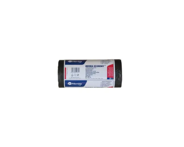 Czarne worki na śmieci 35 l HDPE/LDPE rolka 50 sztuk