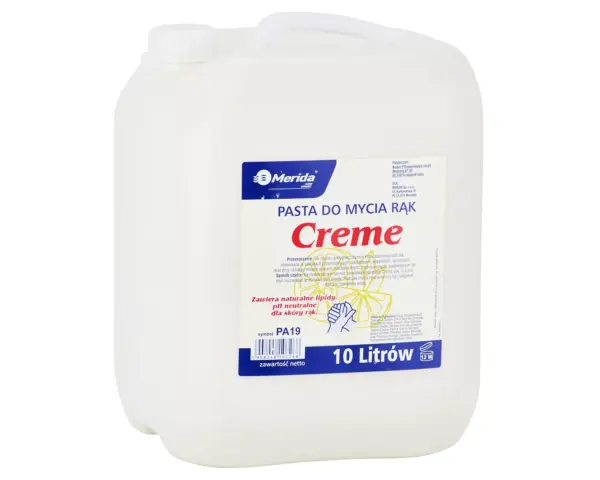 Pasta do mycia rąk Merida Creme kanister 10 litrów