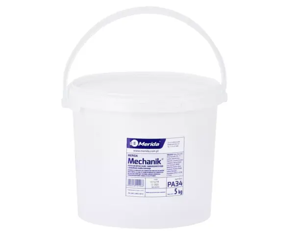 Pasta do mycia silnie zabrudzonych rąk MERIDA MECHANIK, wiadro 5 kg Pasta Merida Mechanik do silnie zabrudzonych rąk z cytrusowym zapachem