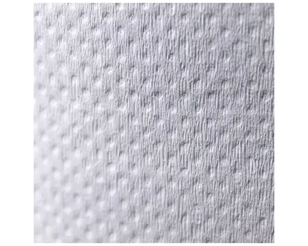 Papier toaletowy MERIDA OPTIMUM, biały, średnica 19 cm, długość 140 m, dwuwarstwowy, zgrzewka 12 szt., ECOLABEL Faktura gofrowanego papieru toaletowego Merida Optimum dwuwarstwowego