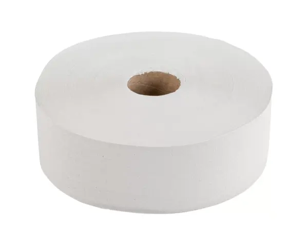 Papier toaletowy MERIDA CLASSIC , biały, średnica 28 cm, długość 480 m, jednowarstwowy, zgrzewka 6 szt., ECOLABEL Papier toaletowy makulaturowy Merida Classic z certyfikatem Ecolabel