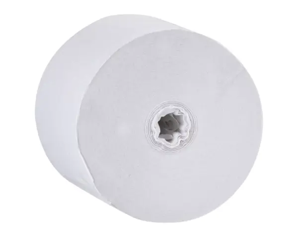 Papier toaletowy bez gilzy, MERIDA CLASSIC ECOLABEL, jednowarstwowy, biały, średnica 12 cm, długość 125 m, karton 18 rolek Biały papier toaletowy bez gilzy i opakowania, jednowarstwowy, 125 m