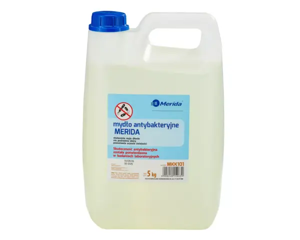 Antybakteryjne mydło w płynie Merida 5 kg z gliceryną
