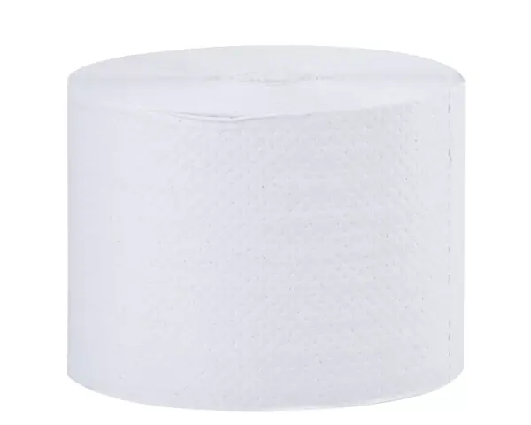 Papier toaletowy bez gilzy, MERIDA OPTIMUM ECOLABEL, dwuwarstwowy, biały, średnica 12 cm, długość 85 m, karton 18 rolek Karton 18 rolek papieru toaletowego bez gilzy Merida Optimum