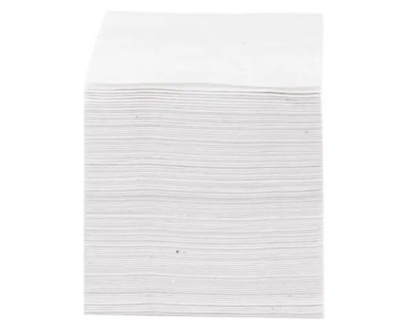 Papier toaletowy w listkach, MERIDA OPTIMUM ECOLABEL, dwuwarstwowy, biały, karton 9000 szt. Listki papieru toaletowego składane w V, miękkie, gofrowane, 23x9,4 cm