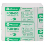 Paczki listków papieru toaletowego Merida Optimum, 40 paczek po 225 szt.