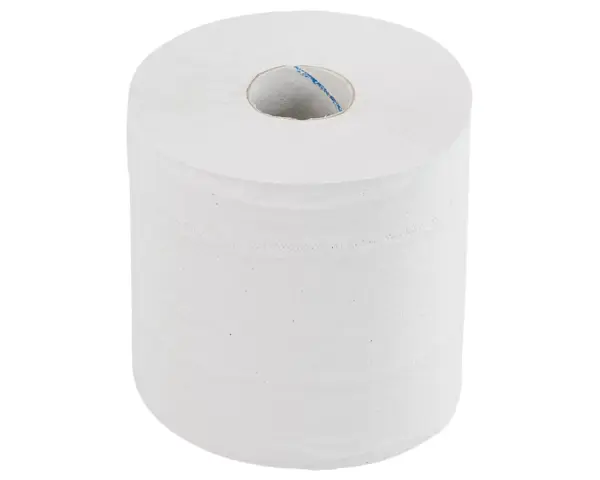 Papier toaletowy MERIDA OPTIMUM, biały, średnica 14 cm, długość 80 m, dwuwarstwowy, zgrzewka 12 szt., ECOLABEL Papier toaletowy Merida Optimum 80 m, certyfikat FSC i EU Ecolabel