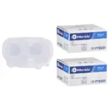 Pojemnik na dwie rolki papieru toaletowego bez gilzy MERIDA HARMONY za 50 zł netto przy zakupie 2 kartonów papieru toaletowego MERIDA TOP PTB301 (36 x 85 m = 3060 m, 12 240 listków)