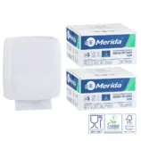 Merida Harmony SLIM czarny pojemnik na ręczniki składane + 2 kartony ręczników Classic SLIM Ecolabel (6 000 listków) – zestaw promocyjny za 1 zł