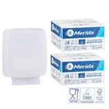 Merida Harmony SLIM czarny pojemnik na ręczniki składane + 2 kartony ręczników Top SLIM Ecolabel (6 000 listków) – zestaw promocyjny za 1 zł netto