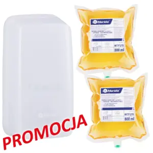 Zestaw Merida Harmony z dozownikiem piany i 2 wkładami Sanitinas 800 ml, około 2000 porcji