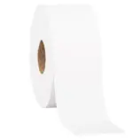 Miękki biały papier toaletowy Merida TOP, perforowany co 25 cm