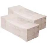 Jednowarstwowe szare ręczniki składane w V, wymiary 23x21 cm