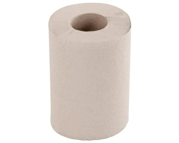 Ręczniki papierowe w roli, MERIDA ECONOMY CENTER PULL MINI, jednowarstwowe, szare, średnica 13,5 cm, długość 60 m, zgrzewka 12 rolek Zgrzewka 12 rolek szarych ręczników papierowych MERIDA ECONOMY CENTER PULL MINI
