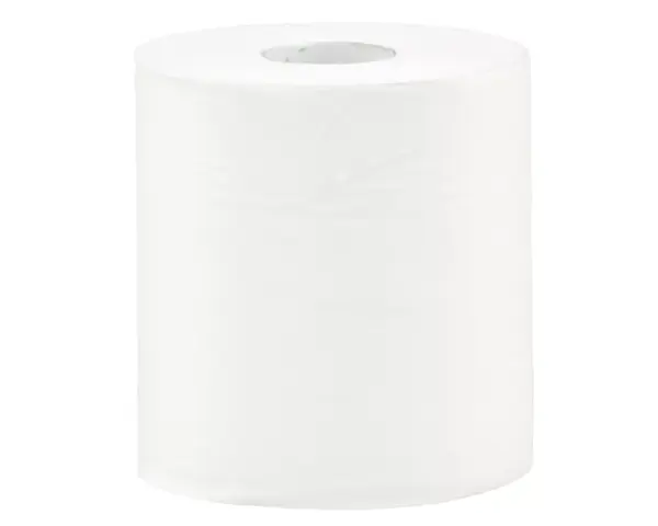 Ręczniki papierowe w roli, MERIDA TOP CENTER PULL MAXI, białe, średnica 18 cm, długość 161,5 m, dwuwarstwowe, zgrzewka 6 rolek Dwuwarstwowy ręcznik papierowy w roli perforowany co 35 cm biały