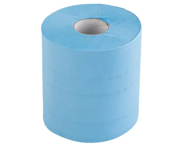 Ręczniki papierowe w roli, MERIDA TOP CENTER PULL MAXI, dwuwarstwowe, niebieskie, średnica 18 cm , długość 163 m, zgrzewka 6 rolek Niebieskie ręczniki papierowe w roli celulozowe średnica 18 cm zgrzewka 6 rolek