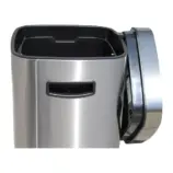 Kosz SENSOR 12 l z pokrywą odwieszoną na brzegu ułatwiającą serwis