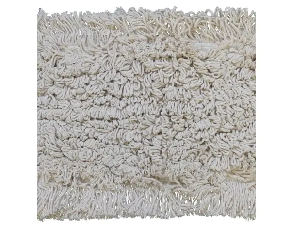 Mop z zakładkami 50 cm, ECONOMY, bawełniany Mop bawełniany 50 cm z kodowaniem kolorów do wielokrotnego użytku