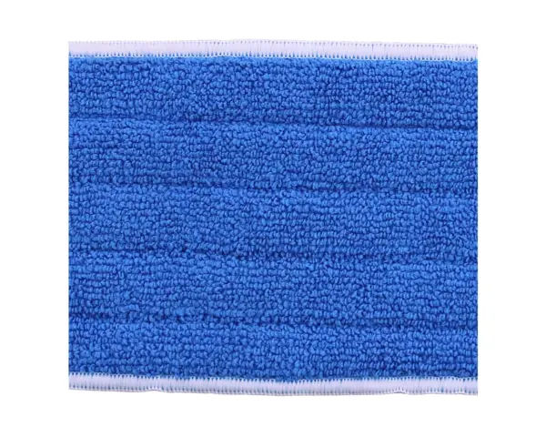 Mop rzepowy 45 cm, ECONOMY, z mikrowłókna, niebieski Mop mikrowłóknowy 45 cm z mocowaniem rzepowym do podłóg porowatych