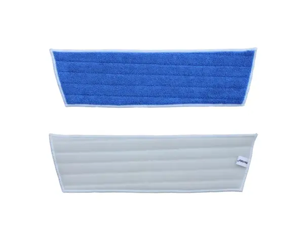 Mop rzepowy 45 cm, ECONOMY, z mikrowłókna, niebieski Niebieski mop rzepowy z mikrowłókna 45 cm Economy