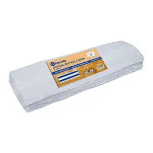 Jednorazowy mop rzepowy z mikrowłókna 43 cm, paczka 20 szt.
