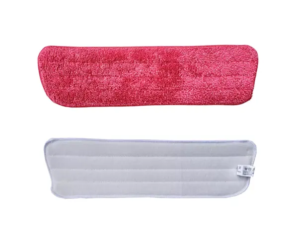 Czerwony mop rzepowy 42 cm Economy z mikrowłókna