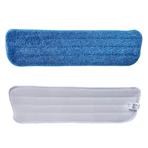 Niebieski mop rzepowy 42 cm z mikrowłókna Economy