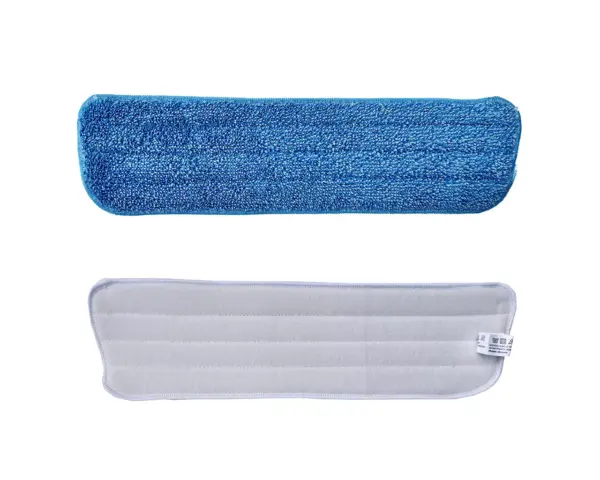 Niebieski mop rzepowy 42 cm z mikrowłókna Economy