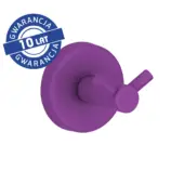 Podwójny wieszak łazienkowy STELLA VIOLET LINE w kolorze fioletowym