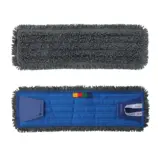 Mop z zakładkami 40 cm z mikrowłókna w kolorze szarym