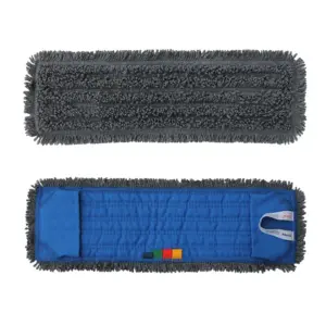 Szary mop z kieszeniami 40 cm z mikrowłókna STANDARD
