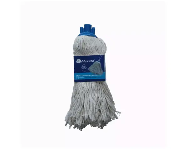 Mop sznurkowy z gwintem, STANDARD, bawełniany Bawełniany mop sznurkowy STANDARD do mycia na mokro
