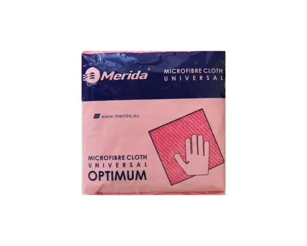 Ściereczka z mikrowłókna, OPTIMUM czerwona Ściereczka mikrofibra OPTIMUM czerwona do użytku na sucho i mokro