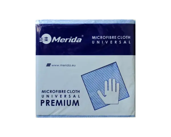 Ściereczka z mikrowłókna, PREMIUM niebieska Ściereczka Premium z mikrowłókna do czyszczenia luster i chromu