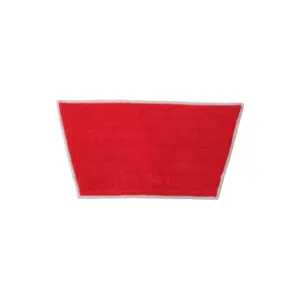 Czerwony mop ścienny PREMIUM MINI z mikrowłókna 32x16 cm na rzep