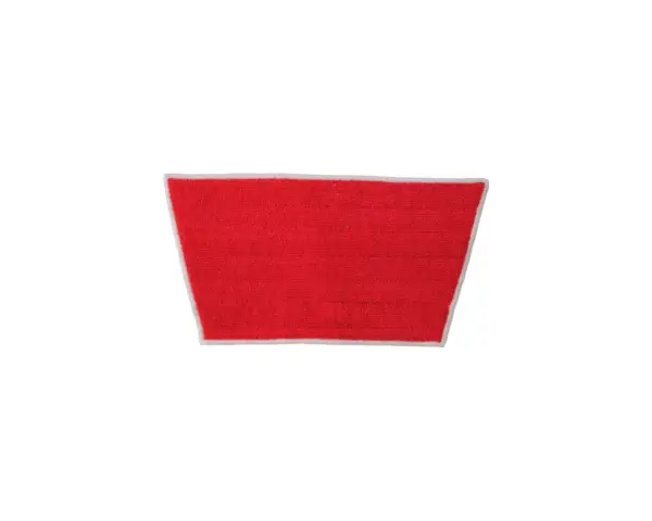 Czerwony mop ścienny PREMIUM MINI z mikrowłókna 32x16 cm na rzep
